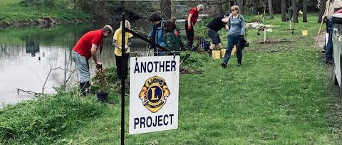 River Park Project – Planting with the Scouts